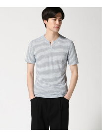 【SALE／47%OFF】(M)BANANA REPUBLIC FACTORY STORE リネンブレンドTシャツ BANANA REPUBLIC FACTORY STORE バナナ・リパブリック ファクトリーストアー トップス カットソー・Tシャツ ネイビー ブルー カーキグリーン グレー【RBA_E】[Rakuten Fashion]