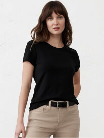 (W)BANANA REPUBLIC FACTORY STORE タイムレスクルーネックTシャツ BANANA REPUBLIC FACTORY STORE バナナ・リパブリック ファクトリーストアー トップス カットソー・Tシャツ ホワイト グレー ピンク ブラック ブルー ネイビー イエロー【送料無料】[Rakuten Fashion]