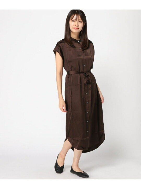 楽天市場】【SALE／59%OFF】(W)エッセンシャル シルク シャツドレス 