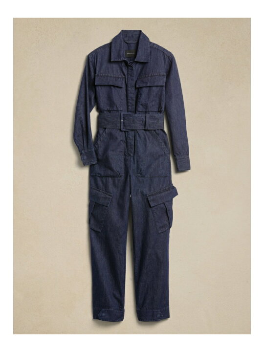 楽天市場】【SALE／70%OFF】(W)Liya デニムジャンプスーツ BANANA 