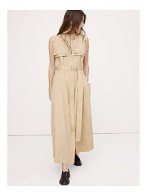 【SALE／72%OFF】(W)ストレッチコットン ユーティリティ マキシドレス BANANA REPUBLIC バナナ・リパブリック ワンピース・ドレス ワンピース ベージュ ブラック【RBA_E】【送料無料】[Rakuten Fashion]