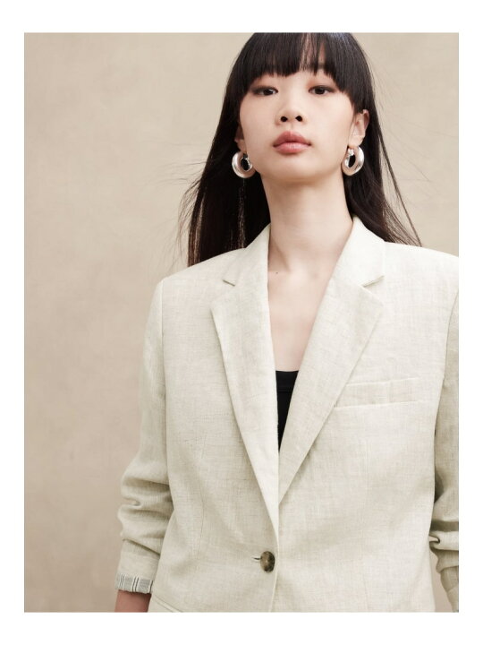 楽天市場】【SALE／74%OFF】(W)Lina リラックス リネンブレザー BANANA 