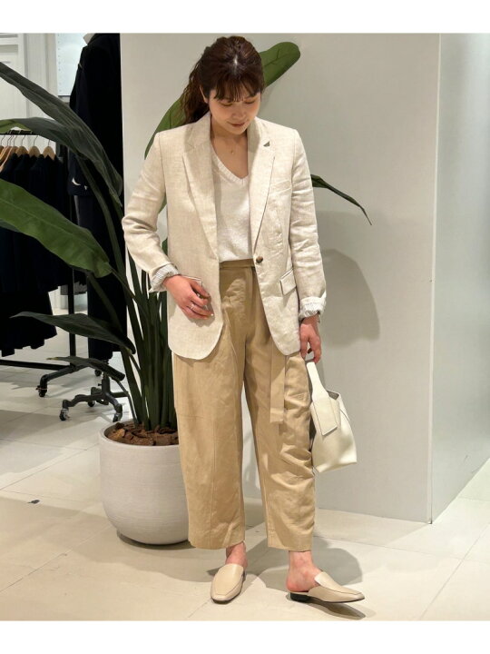 楽天市場】【SALE／67%OFF】(W)Lina リラックス リネンブレザー BANANA 