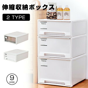 【オープン記念!30%OFFクーポン】収納ボックス 小物 伸縮式 卓上収納ケース 2個セット 持ち手付き 小物入れ 雑貨整理 プラスチック省スペース キッチン収納 引き出し 隙間収納 収納ケース