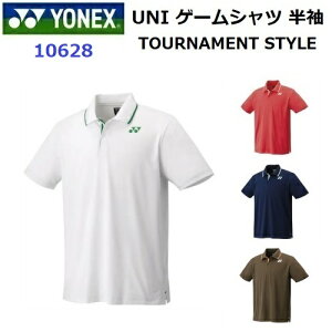 ヨネックス (10628) UNI ゲームシャツ 半袖 ポロシャツ (M)