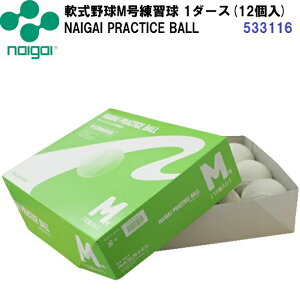 �l�C �i�C�K�C (533116) ��싅�{�[��M�����K�� NAIGAI PRACTICE BALL 1��(12��)���� (B�O)
