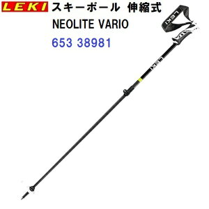 人気 25-26 レキ (65338981) スキー 無段階伸縮調整式ストック ネオライトヴァリオ NEOLITE VARIO (BM)