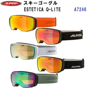 22-23 アルピナ (A7246) スキー ゴーグル(眼鏡使用可) ESTETICA Q-LITE (M)