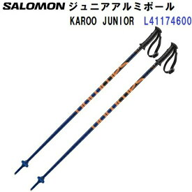セール 22-23 サロモン (L41174600) ジュニア スキー アルミストック KAROO JUNIOR ブルー (B)