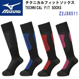 返品不可 人気 25-26 ミズノ (Z2JX6511) テクニカルフィットソックス ブレスサーモ仕様 (B)