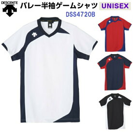 デサント (DSS4720B) バレーボール 半袖 ゲームシャツ ユニセックス (M)