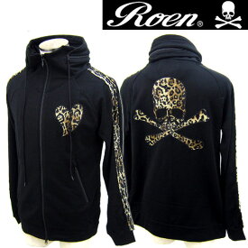 Roen ロエン Leopard skull Jersey レオパードスカルジャージ メンズ 長袖 72147113 スカル【プレゼント 3980円以上購入で送料無料】