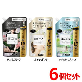 【6個セット】フレアフレグランスIROKA 特大詰替 710ml 送料無料 花王 フレアフレグランス 柔軟剤 衣料用 残香 プレミアム 詰替え 大容量 まとめ買い つめかえ 花王 ネイキッドリリー シアーブロッサム【D】