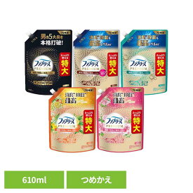 消臭剤 芳香剤 スプレー ファブリーズW除菌+消臭 プレミアム つめかえ用 特大サイズ 610ml 消臭スプレー 詰め替え W除菌 衣類用 布製品 P&G シトラス＆ガーデン フローラル＆ブロッサム ランドリー 無香料 クールアクア