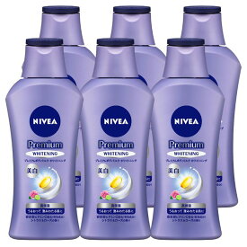 ニベア ボディミルク プレミアム ホワイトニング [6個セット] 190g 送料無料 花王 NIVEA ボディクリーム 本体 美白成分 保湿 ボディケア まとめ買い 医薬部外品 Kao 【D】