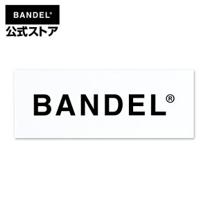 of XebJ[ zCg×ubNiWhitexBlack SV[j STANDARD LOGO STICKER@BANDEL of Y fB[X X|[c