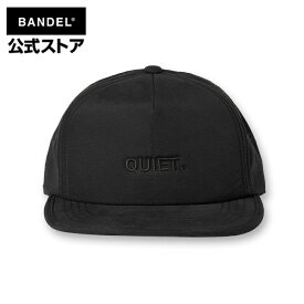 バンデル QUIET Water Repellent Golf cap　Black×Black キャップ バンデル メンズ レディース ユニセックス ファッション ストリートファッション スポーツ ワンポイント ロゴ