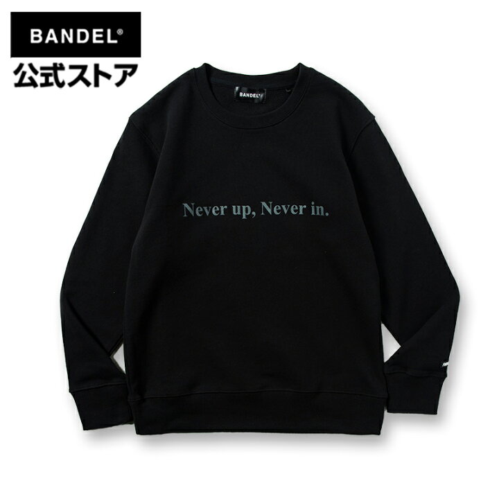 楽天市場 Never Up Never In Golf Crew Neck Black Gray ロングtシャツ 長袖 ロング Tシャツ ロンt Bandel バンデル メンズ ファッション レディース Bandel公式 楽天市場店