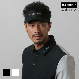 バンデル BASIC SUN VISOR BANDEL サンバイザー 帽子 キャップ バンデルゴルフ メンズ ロゴ スポーツ シンプル バンデル ゴルフ