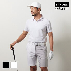 バンデルゴルフ バンデル ゴルフ BASIC S/S POLO SHIRTS MENS bandel BANDEL ポロシャツ 半袖 シャツ ホワイト ブラック メンズ スポーツ