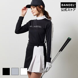 バンデル ゴルフ WOMENS BICOLOR L/S MOCK T SHIRTS 全3色 BANDEL シャツ レディース 女性 ゴルフウェア モックT トップス