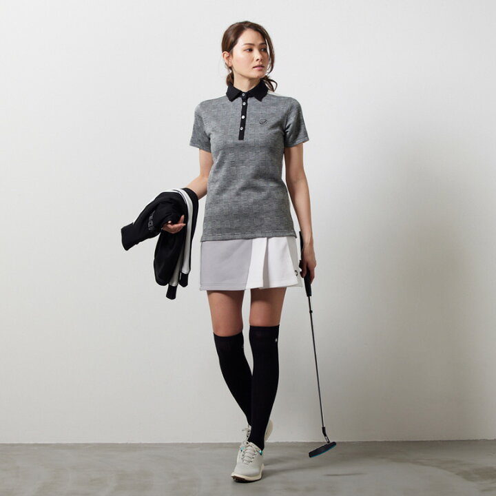楽天市場】バンデル WOMENS GLEN CHECK BICOLOR S/S POLO SHIRTS  