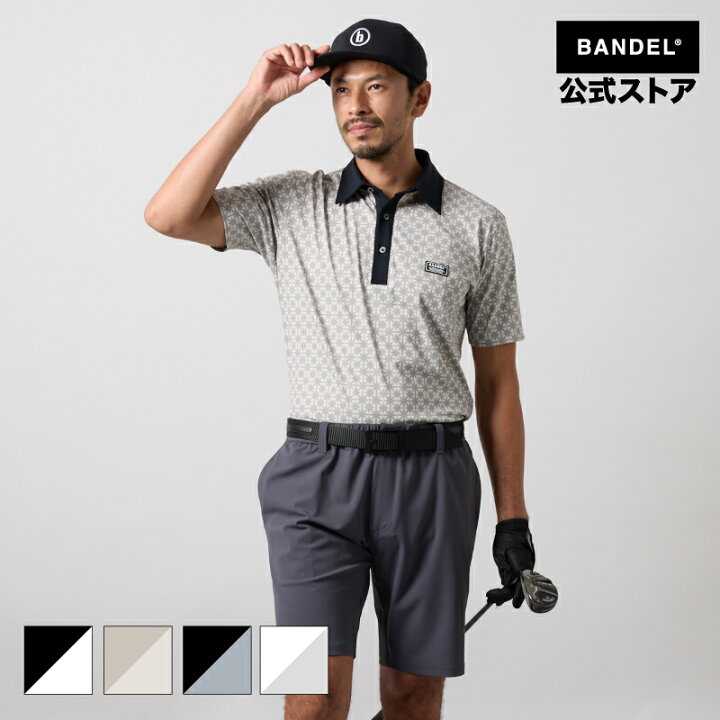 楽天市場】バンデル ゴルフ BICOLOR CREST ALLOVER S/S POLO SHIRTS 