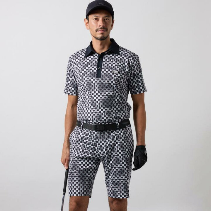 楽天市場】バンデル ゴルフ BICOLOR CREST ALLOVER S/S POLO SHIRTS 