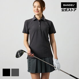 バンデル ゴルフ WOMENS SWITCH LOGO S/S POLO SHIRTS BANDEL 25SS ポロシャツ 半袖 シャツ ホワイト ブラック レディース　スポーツ 女性 バンデルゴルフ