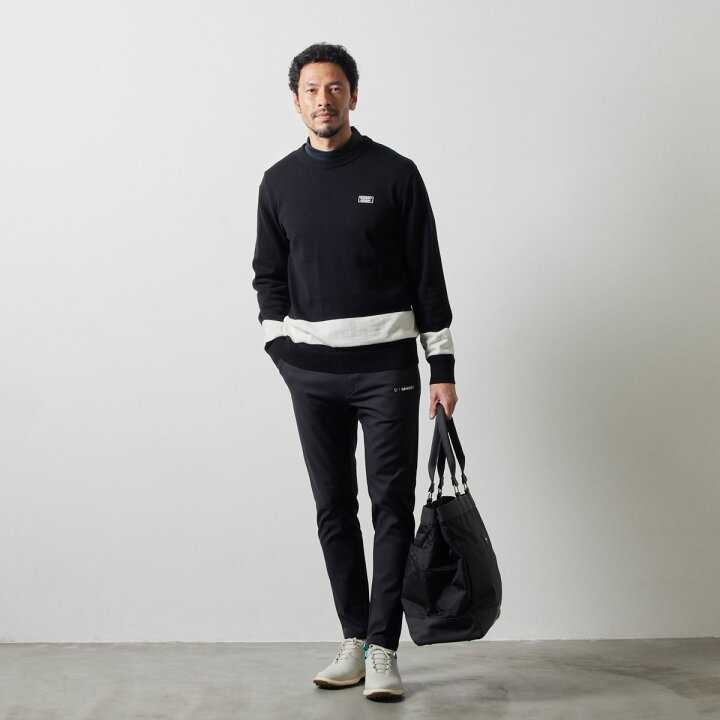 楽天市場】バンデル BICOLOR CREWNECK KNIT ブルゾン ゴルフ 上着 