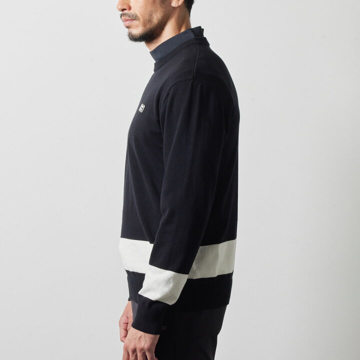 楽天市場】バンデル BICOLOR CREWNECK KNIT ブルゾン ゴルフ 上着 
