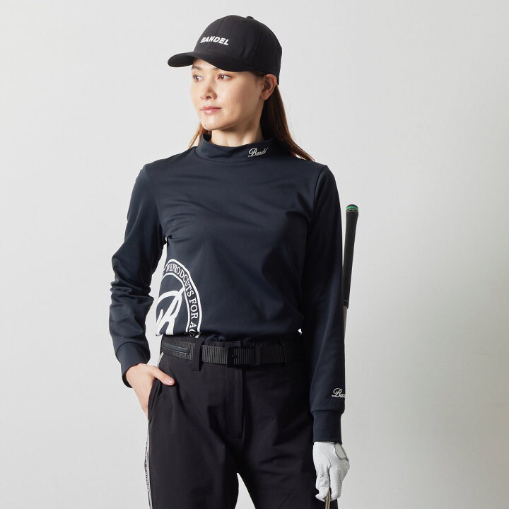 楽天市場】バンデル WOMENS SIDE LOGO L/S MOCK NECK SHIRTS モック 