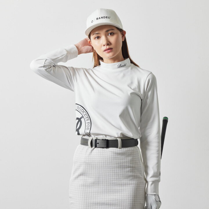 楽天市場】バンデル WOMENS SIDE LOGO L/S MOCK NECK SHIRTS モック 