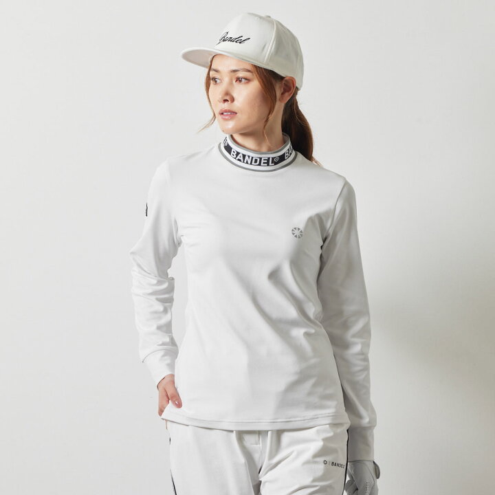 楽天市場】バンデル WOMENS JACQUARD RIB L/S MOC SHIRTS モックネック 