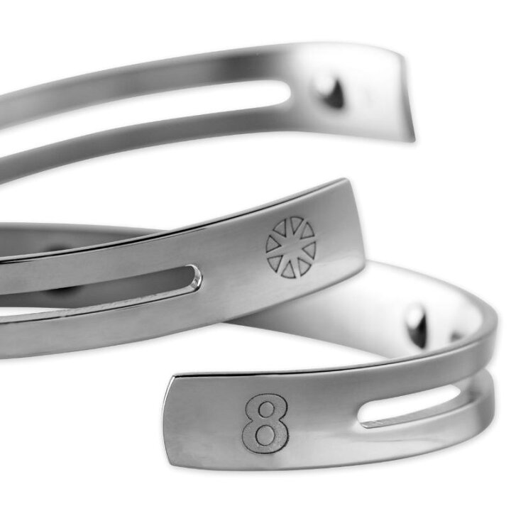 楽天市場】バンデル ブレスレット BANDEL×muta Titanium Bangle Wave 
