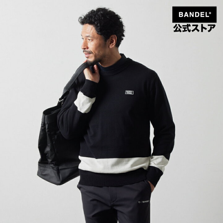 楽天市場】バンデル BICOLOR CREWNECK KNIT ブルゾン ゴルフ 上着 