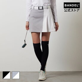 バンデル WOMENS BICOLOR PLEATS SKIRT 全2色 バンデル BANDEL ゴルフ レディース 女性 ゴルフウェア スカート