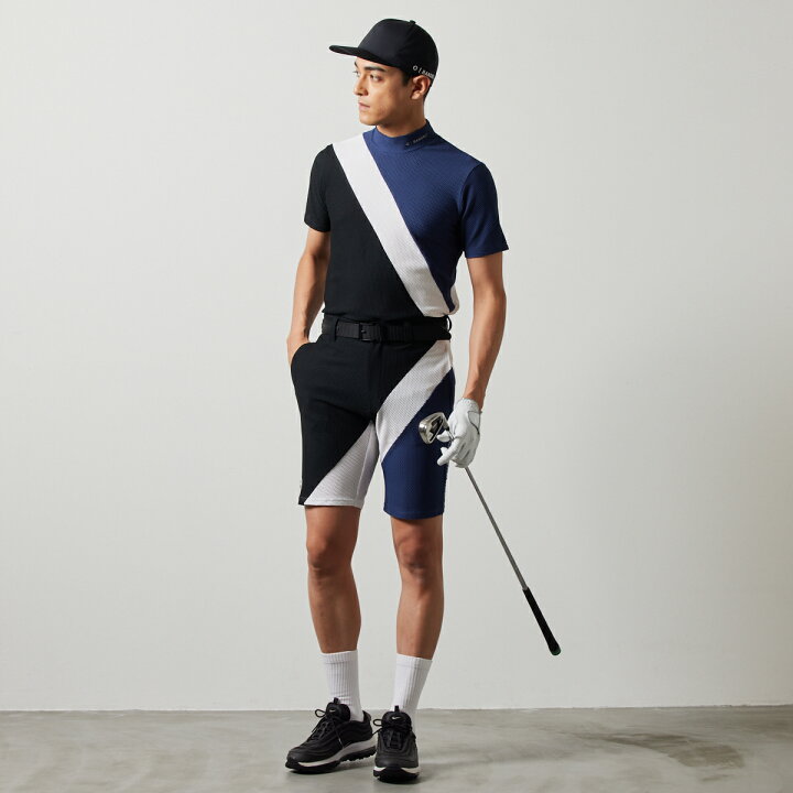 楽天市場】バンデルゴルフ bandel STRIPES SWITCH HALF PANTS BANDEL 