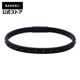 バンデル studs line anklet Black×Black アンクレット　ブラック×ブラック（BlackxBlack 黒×黒 スタッズ）　BANDEL　バンデル 　メンズ　レディース　ペア　スポーツ　シリコン