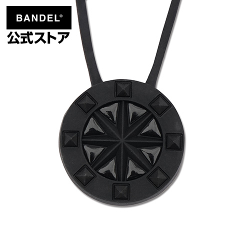 Studs Necklace Black×Black ネックレス　ブラック×ブラック（BlackxBlack 黒×黒 スタッズ）　BANDEL　バンデル 　メンズ　レディース　ペア　スポーツ　シリコンゴム