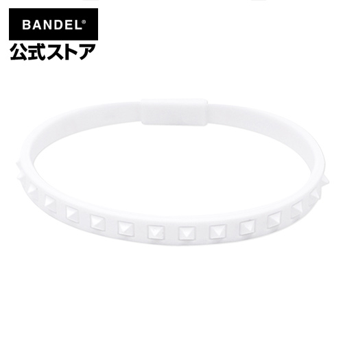 楽天市場】バンデル Studs Line Bracelet White×White ブレスレット