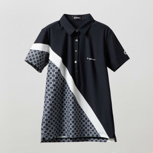 of St WOMENS ALLOVER SWITCH S/S POLO SHIRTS BANDEL 25SS |Vc  Vc zCg ubN fB[X X|[c  ofSt