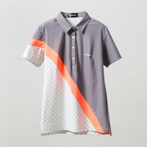 of St WOMENS ALLOVER SWITCH S/S POLO SHIRTS BANDEL 25SS |Vc  Vc zCg ubN fB[X X|[c  ofSt