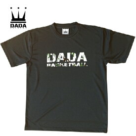 DADA ビッグロゴTシャツ ブラック・カモ柄 吸汗速乾生地