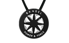 BANDEL Necklace Metallic ネックレス メタリック Black×Silver
