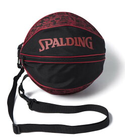バスケットボールバッグ1球入れ SPADLING製 BALLBAG グラフィティレッド スポルディング