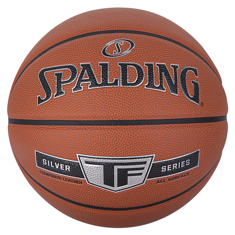 名入れ可能 バスケットボール SPALDING シルバー TF 7号 合成皮革