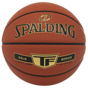 名入れ可能 バスケットボール SPALDING ゴールド TF 7号 合成皮革