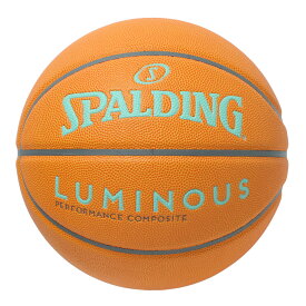 名入れ可能 バスケットボール SPALDING ルミナス ブラウン×ミント 6号 合成皮革
