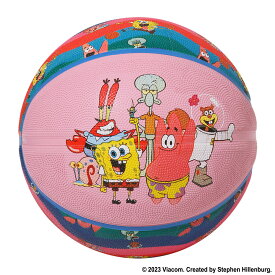 バスケットボール SPALDING ラバーボール スポンジ・ボブ キャラクター 5号 外用